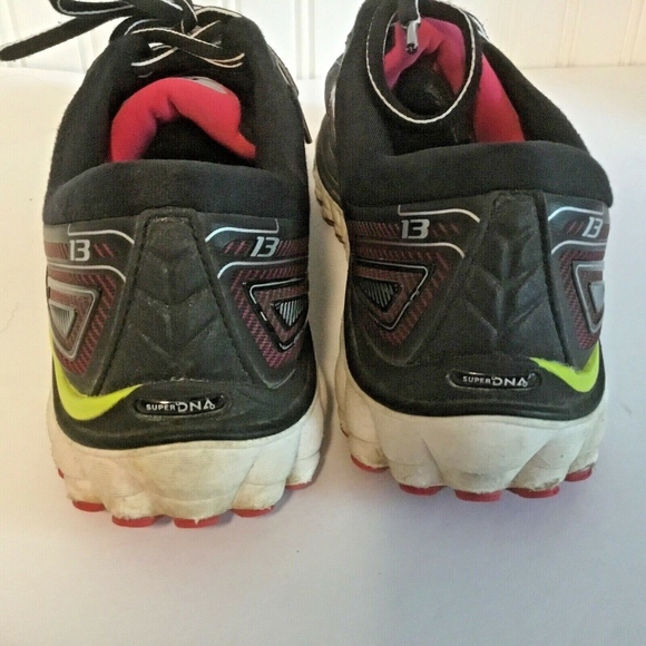 Brooks Bros Sz 9.5 Womens Black Purple Pink 3D Fit - Picture 5 of 6